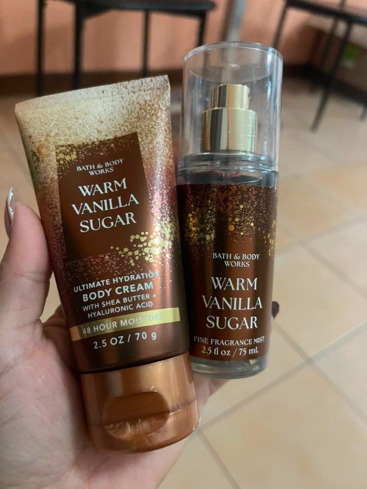 SET MINI BATH AND BODY WORKS WARM VANILLA SUGAR