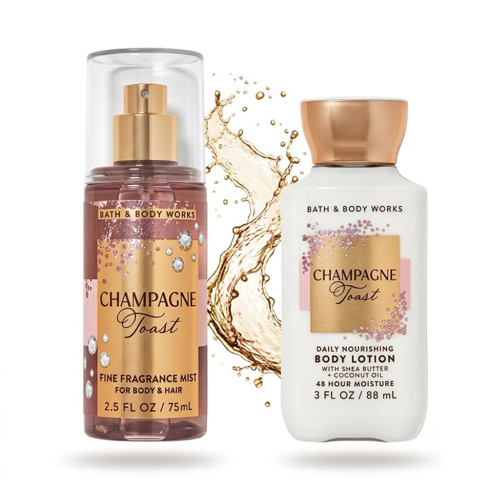 SET MINI BATH AND BODY WORKS CHAMPAGNE TOAST