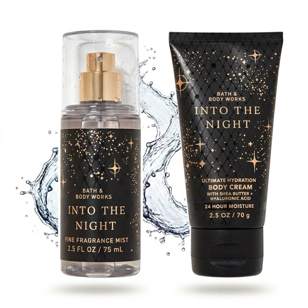 SET MINI BATH AND BODY WORKS INTO THE NIGHT