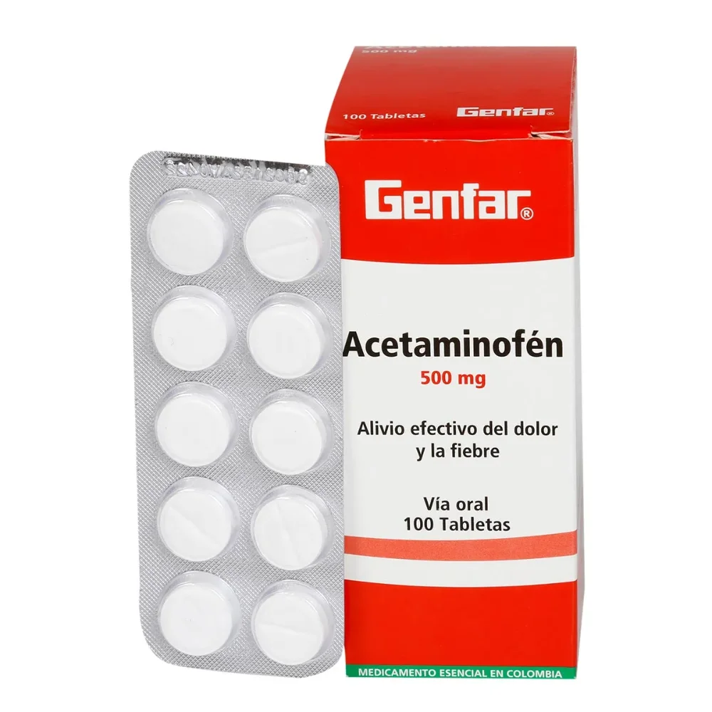 ACETAMINOFEN SOBRE X 10