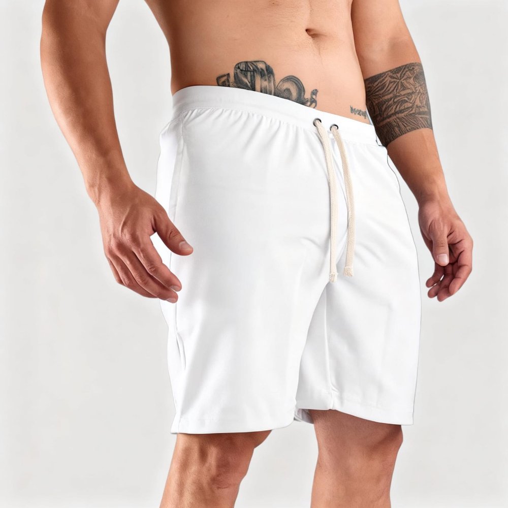 Pantaloneta NC Basica Blanca