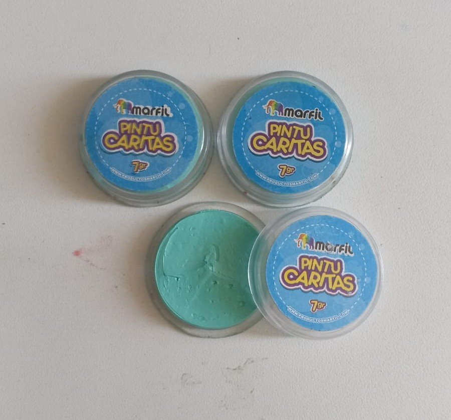 Pintucarita 7gr Marfil Verde agua