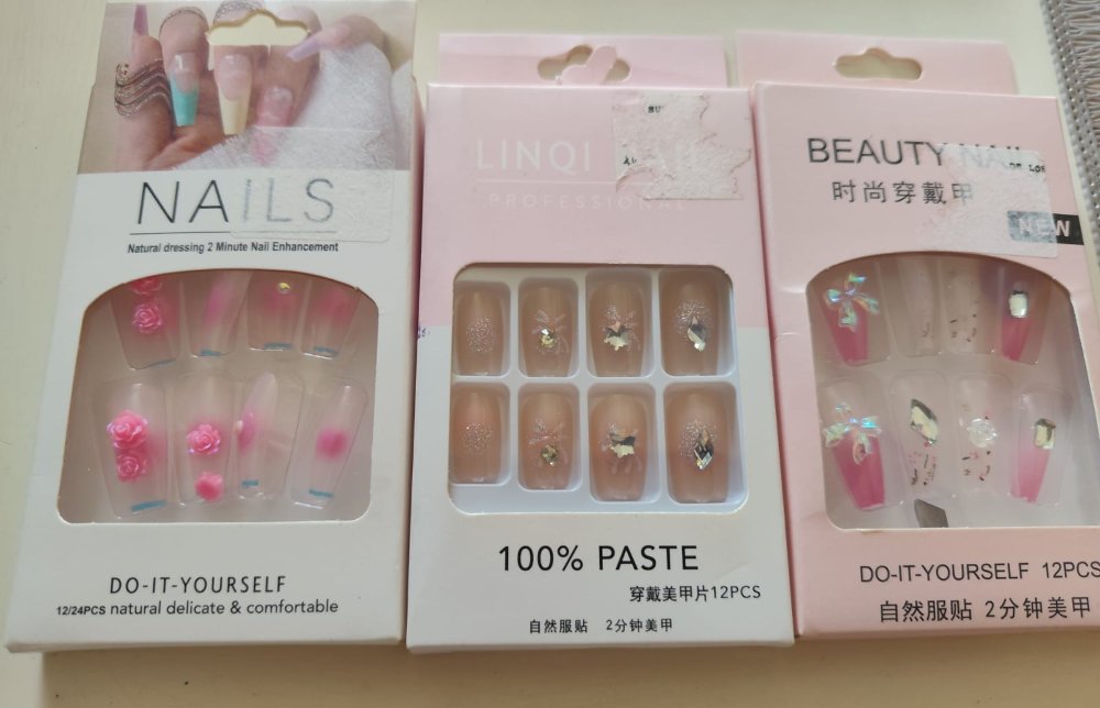 Uñas postizas diseñadas 12und