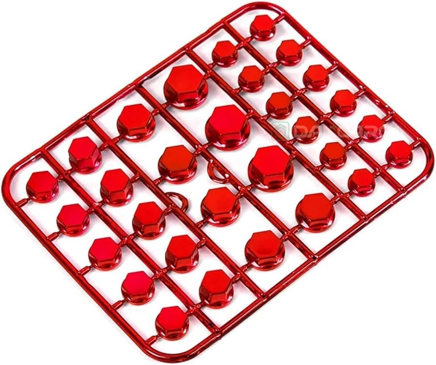 Tapitas Tornillos de Lujo Roja