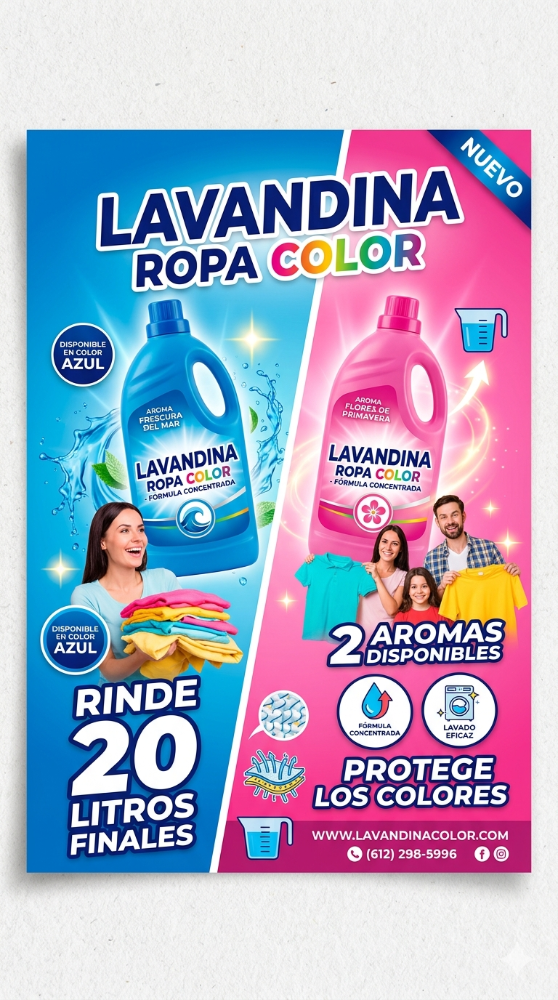 LAVANDINA ROPA COLOR CONCENTRADA 1+19
