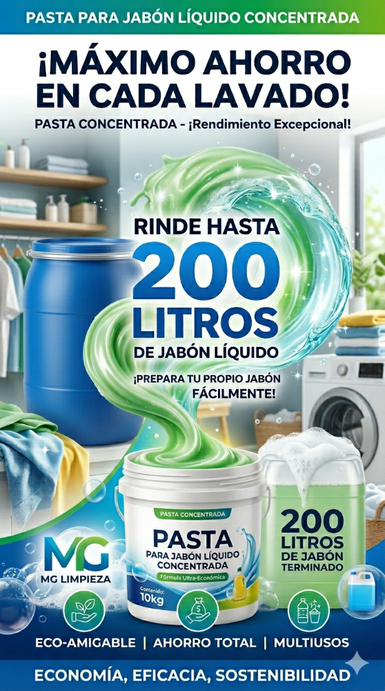 PASTA JABON LIQUIDO PARA 200L PREMIUM(ARIEL)
