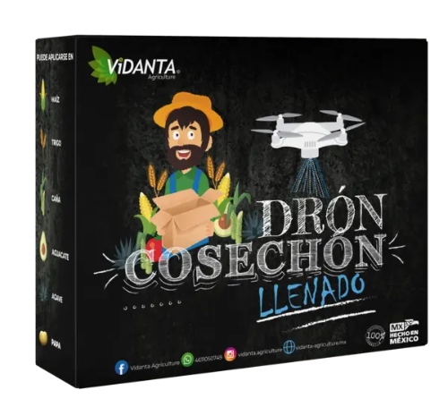 Dron cosechón Llenado