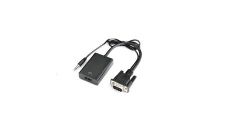 ADAPTADOR VGA A HDMI + AUDIO