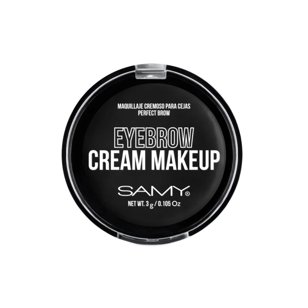 Maquillaje cremoso para cejas perfect brow Samy 03. Negro