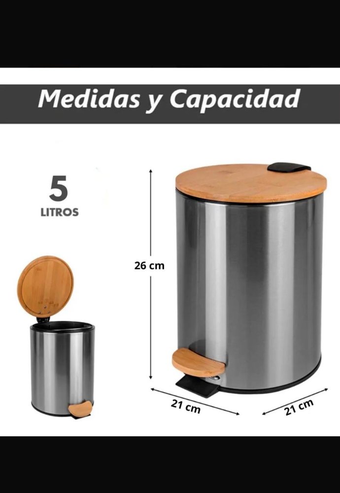 cesto acero inoxidable  5 L