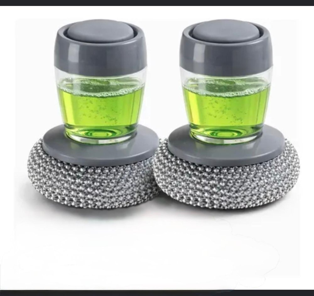 esponja de acero con dispenser