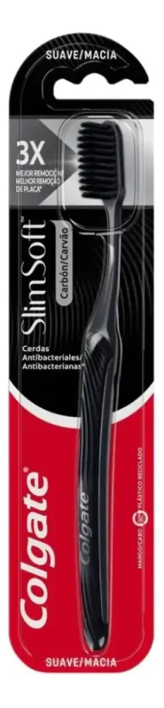 cepillo colgate slim soft carbon x1