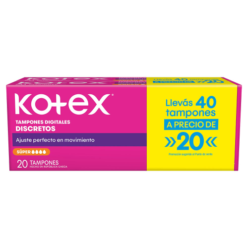 tampones kotex
