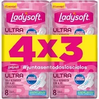 ladysoft 4 x 3 ultradelgada seca