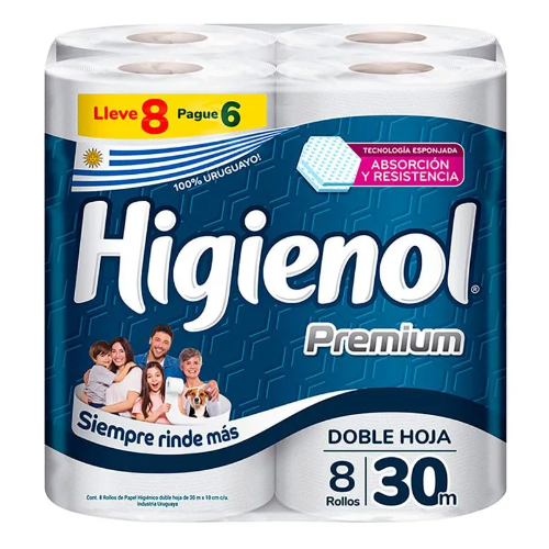 higienol premium x 8 30 metros