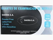 guantes de nitrilo x100