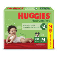 huggies verde flexi m x68