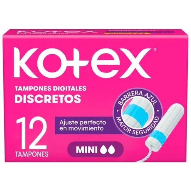 tampones kotex mini x 12