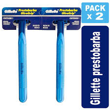 prestobarba gillete x 2