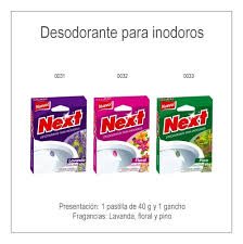 pastillas de inodoro next