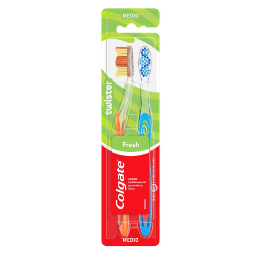 cepillo colgate twister 2x1