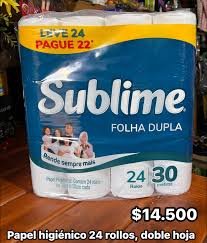 sublime x 24 rollos