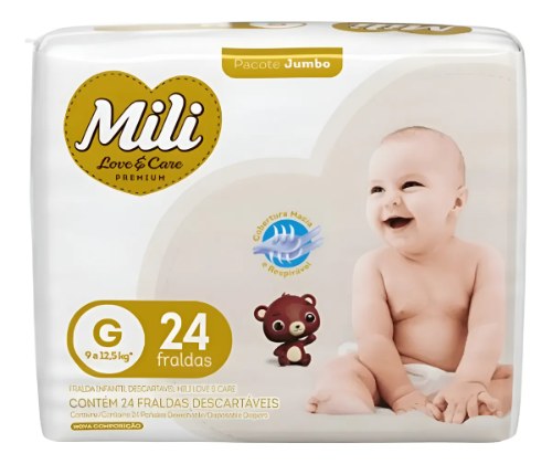 pañal mili g x 24