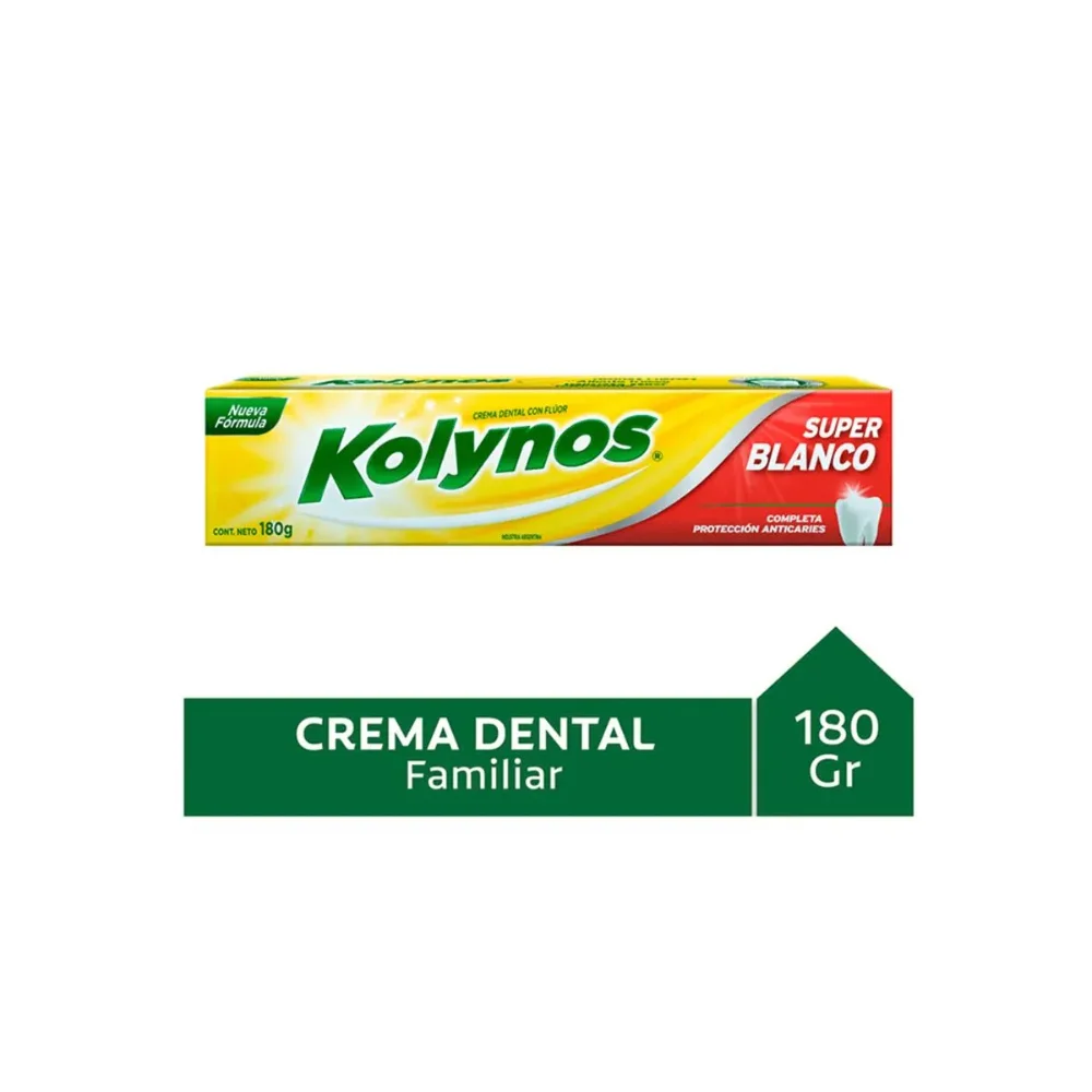 pasta kolynos super blanco 180grs