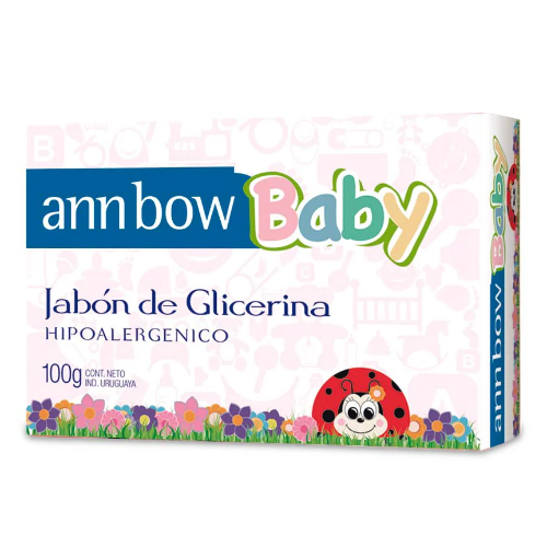 jabon glicerina ann bow baby