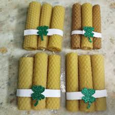 velas de miel x 4