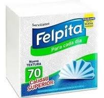 servilleta felpita blanca x 70