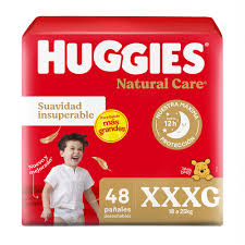 xxxxg huggies rojos x 48