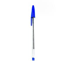 lapiceras cristal azul
