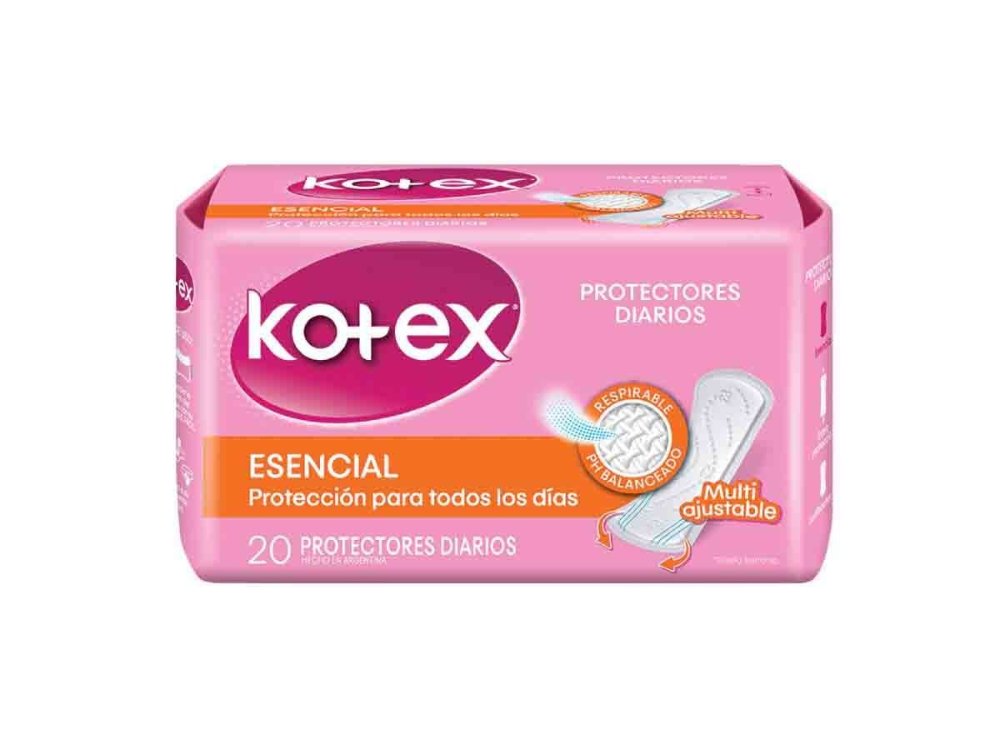 kotex protectores diarios x 20