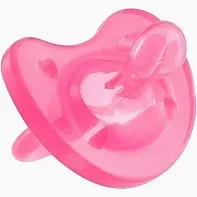chupete todo silicona anatomico t. 1y2 azul/rosa