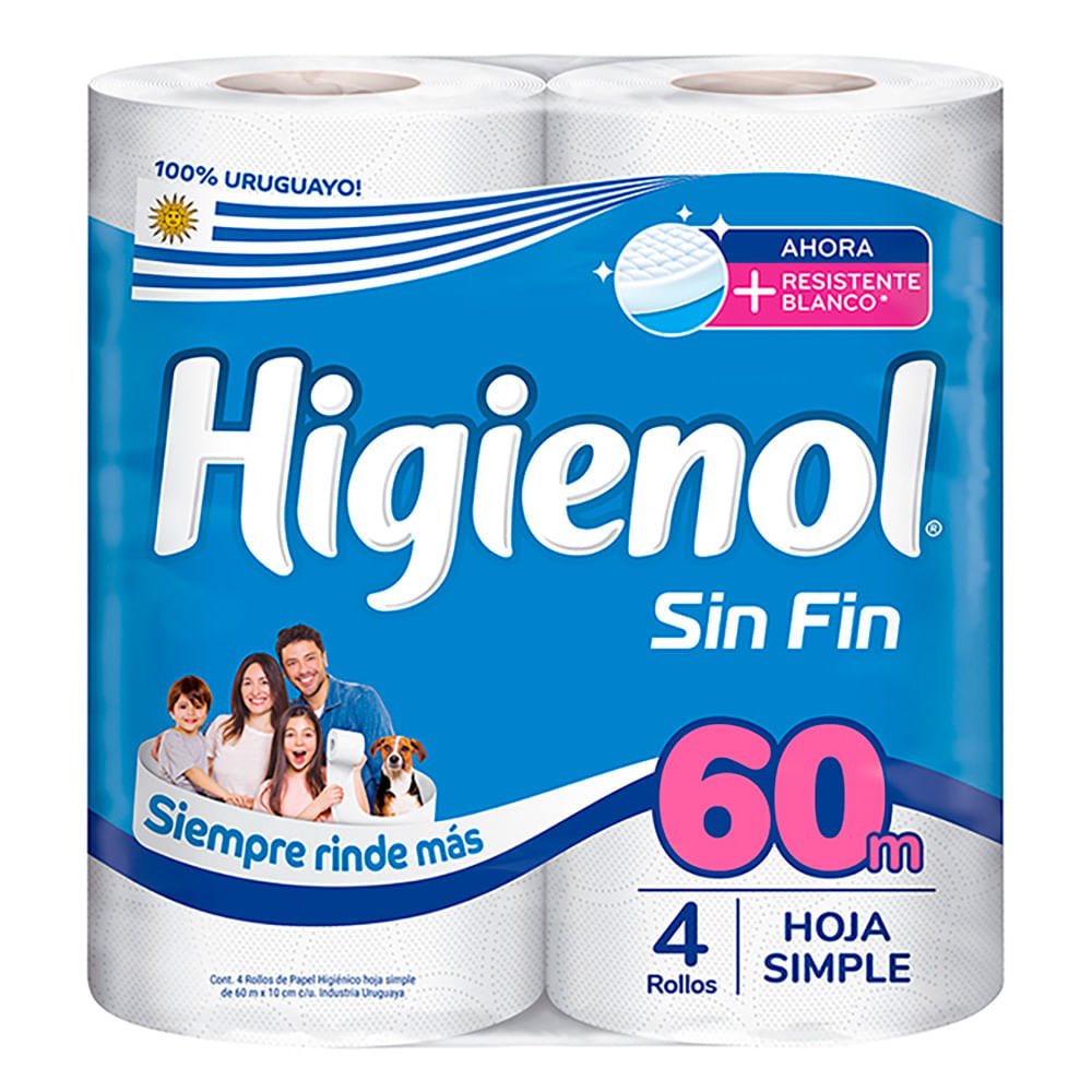 higienol sin fin x 4 60mts