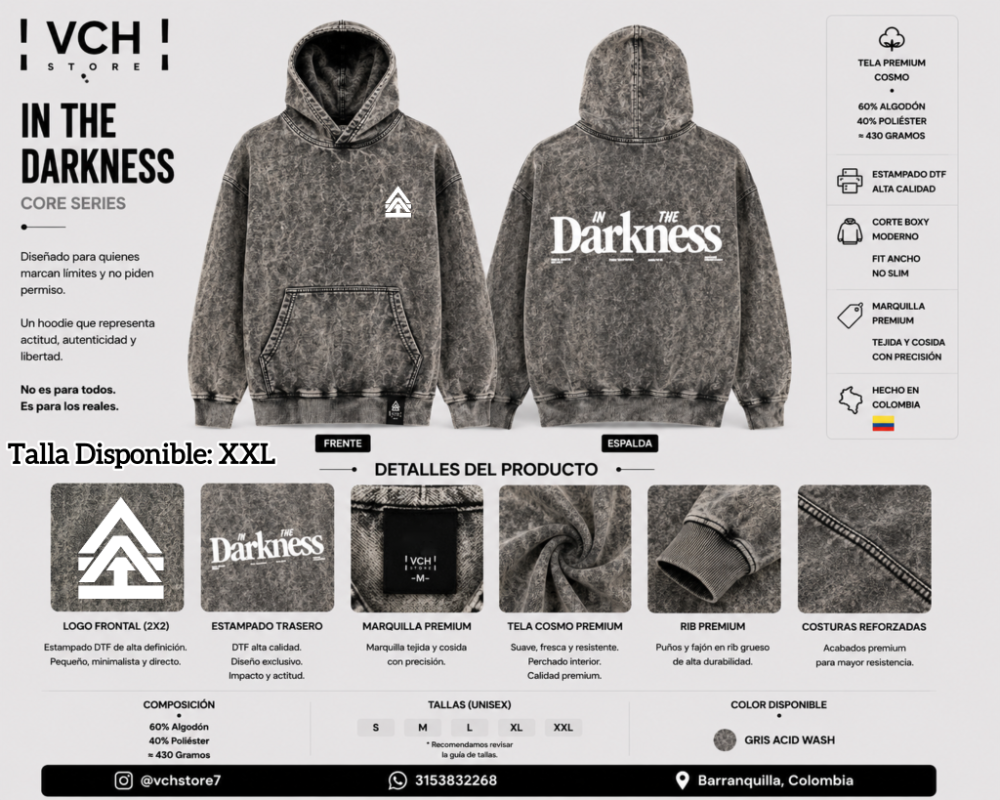 HOODIE IN THE DARKNESS