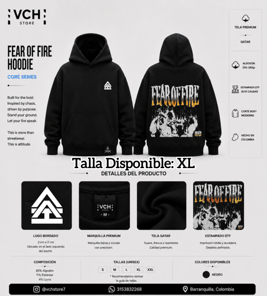 FEAR OF FIRE HOODIE