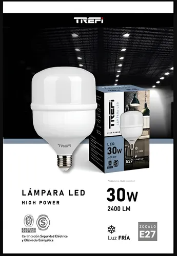 foco galponero 30w luz fria