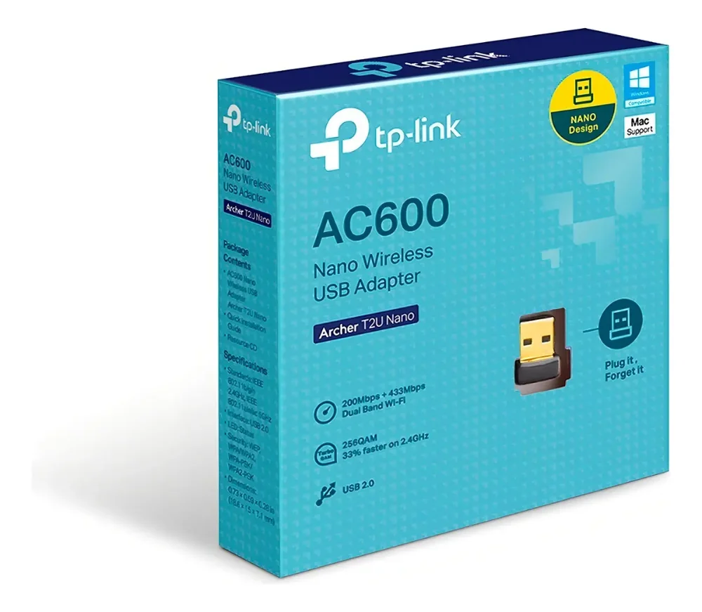 ADAPTADOR USB INTERNET TP LINK AC600
