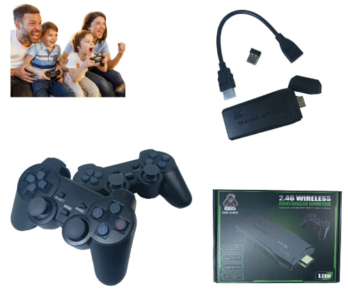 consola juegos verde game stick