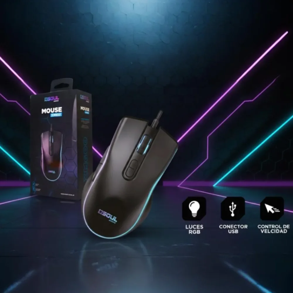 MOUSE USB XM600 SOUL
