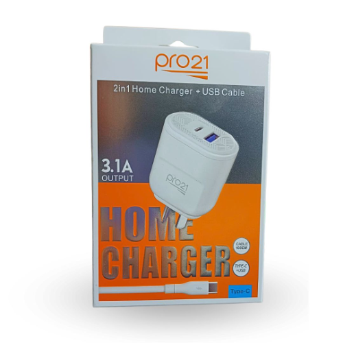 Cargador pro 21 tipo c 3.1A