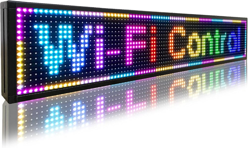 CARTEL LED WIFI 2 METROS
