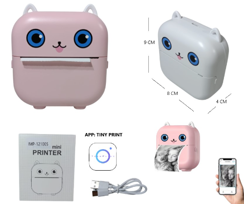 IMPRESORA MINI RECARGABLE