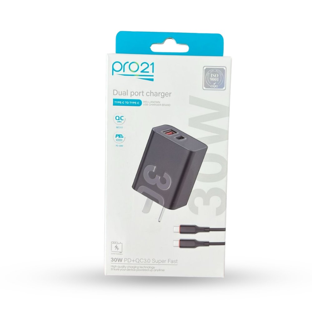 CARGADOR TIPO C PRO 21 30W