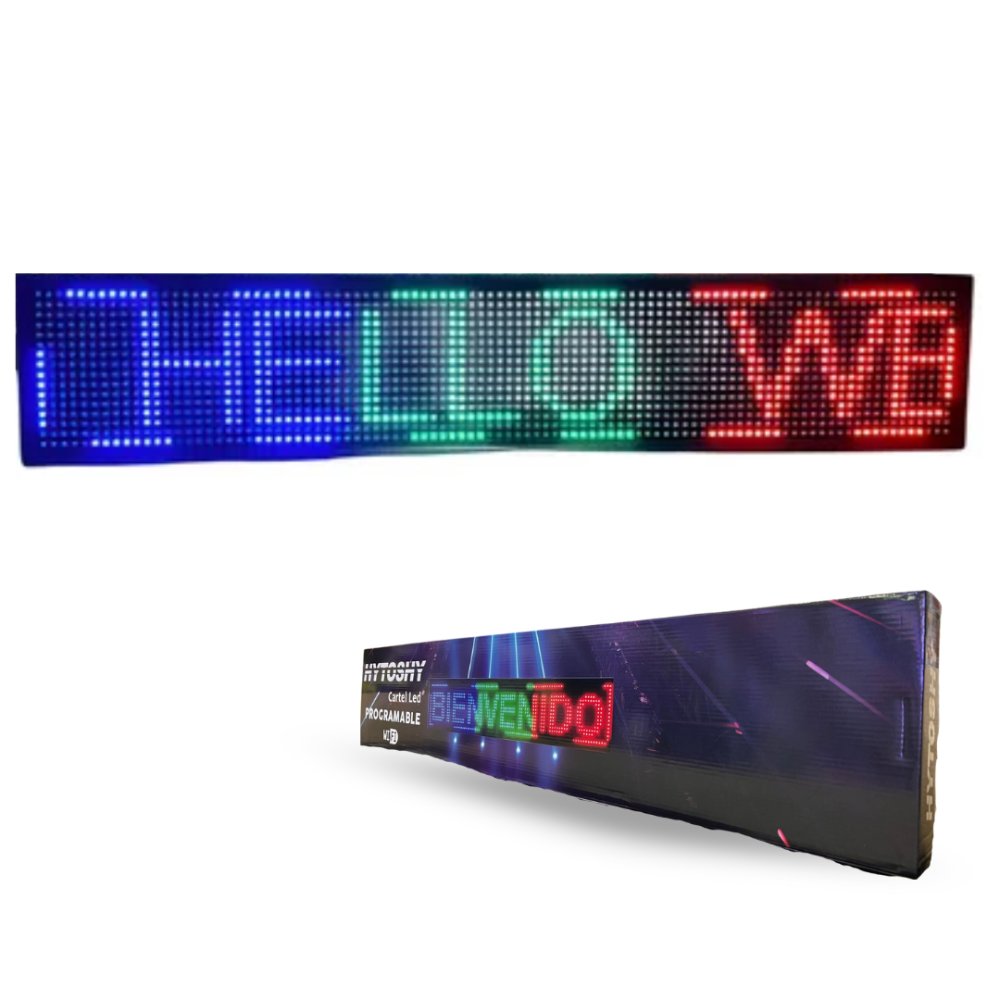 cartel led 1m wifi
