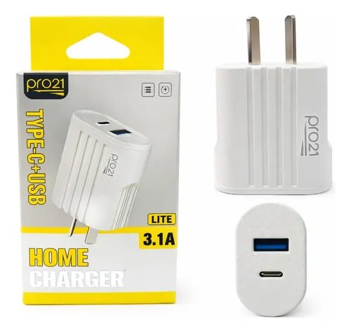 cabezal pro 21 3.1A tipo c/usb