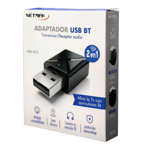 Adaptador usb bt 2 en 1