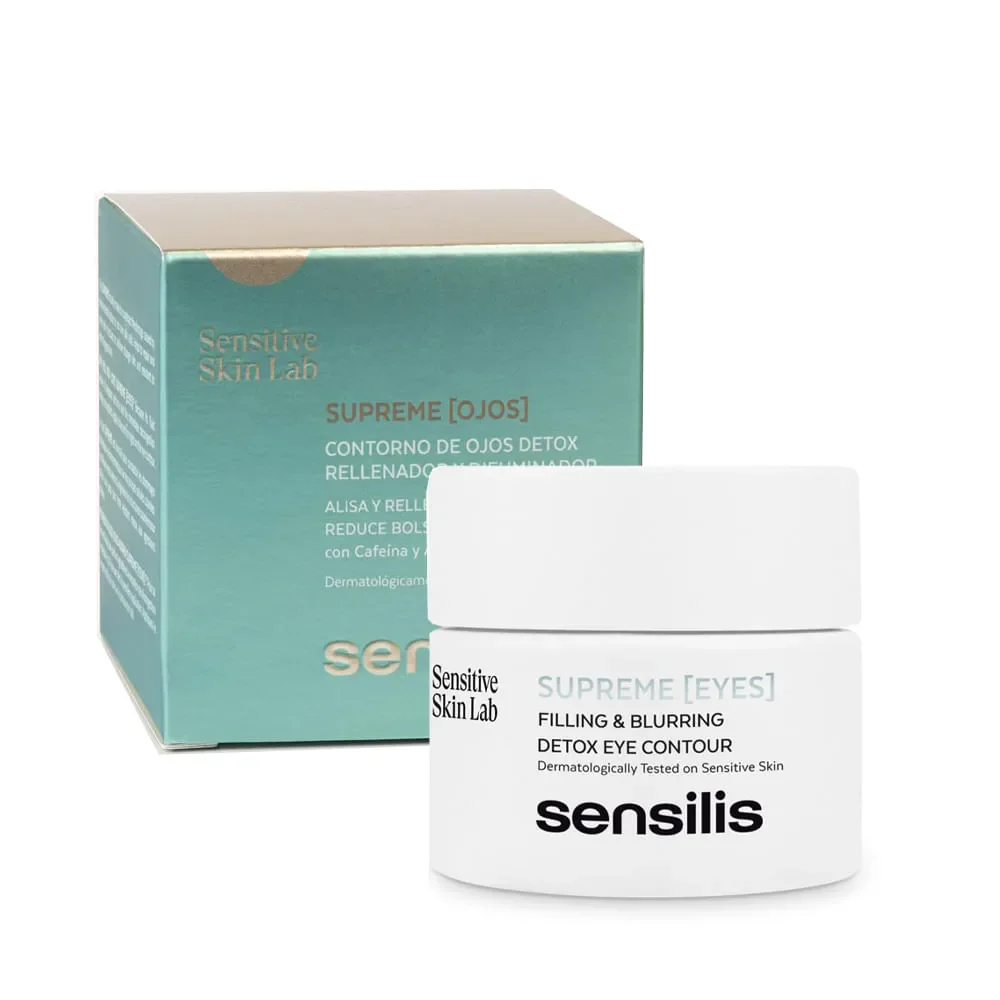 Contorno de ojos detox y rellenador Sensilis